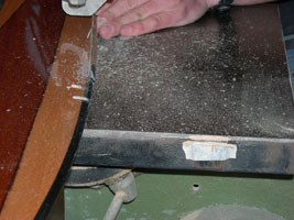 V-5-5 band saw cutting lead